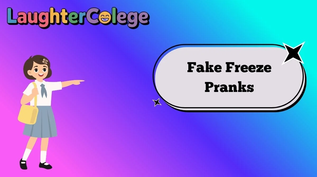 Fake Freeze Pranks