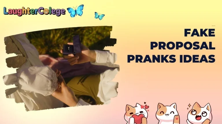 Fake Proposal Pranks Ideas