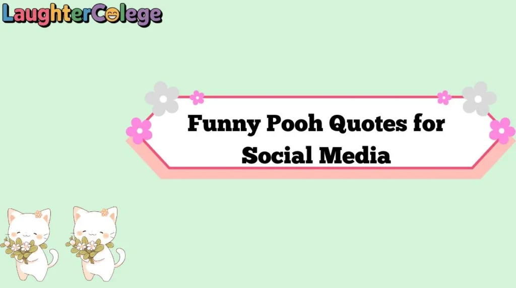 Funny Pooh Quotes for Social Media