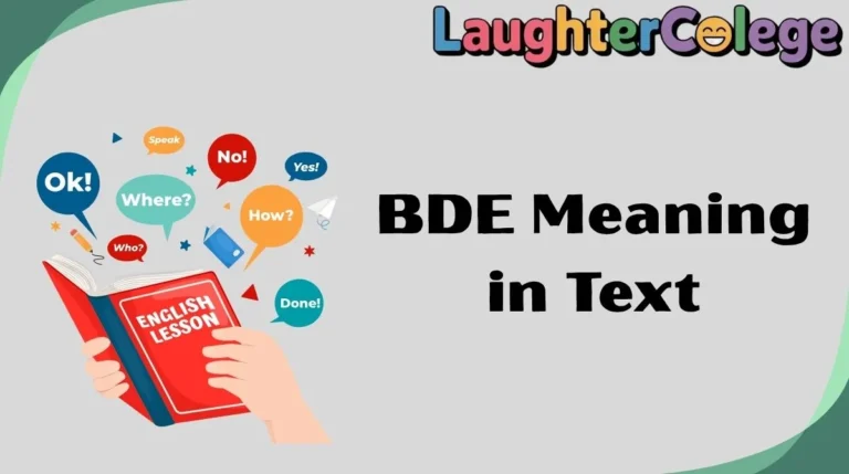BDE Meaning in Text
