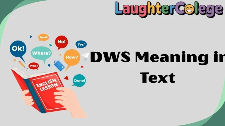 DWS Meaning in Text
