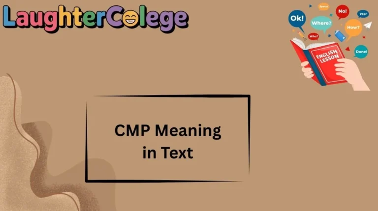 CMP Meaning in Text