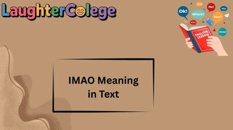 IMAO Meaning in Text