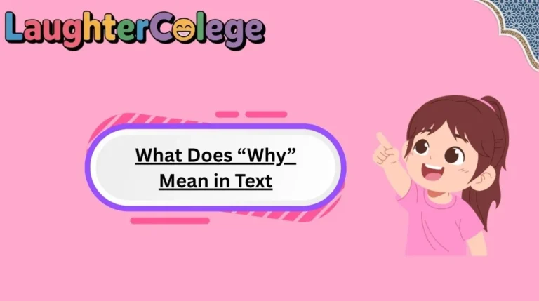 What Does “Why” Mean in Text
