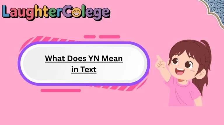 What Does YN Mean in Text