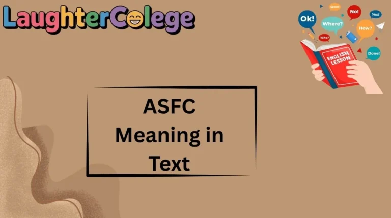 ASFC Meaning in Text