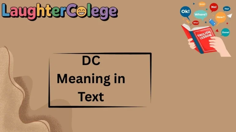 DC Meaning in Text