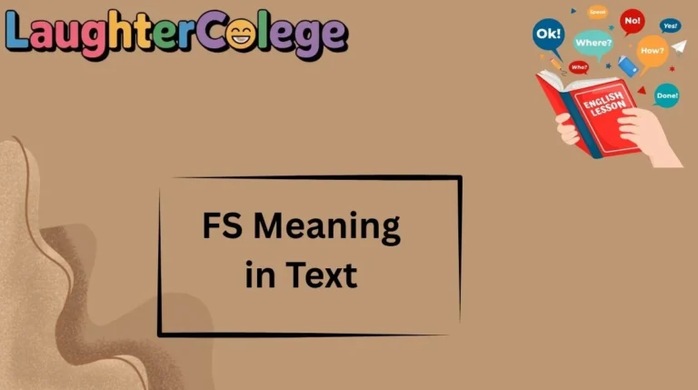 FS Meaning in Text