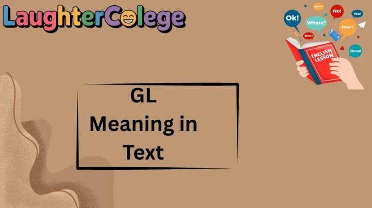 GL Meaning in Text