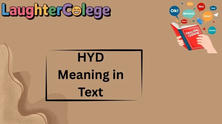 HYD Meaning in Text