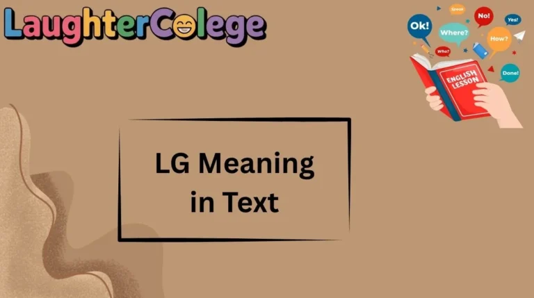 LG Meaning in Text