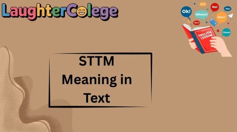 STTM Meaning in Text