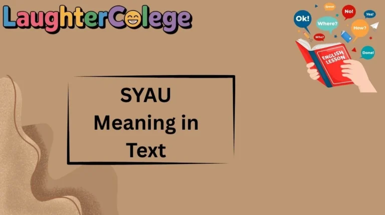 SYAU Meaning in Text