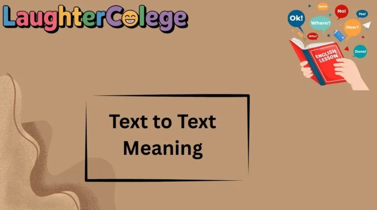 Text to Text Meaning
