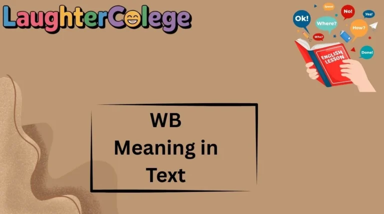 WB Meaning in Text