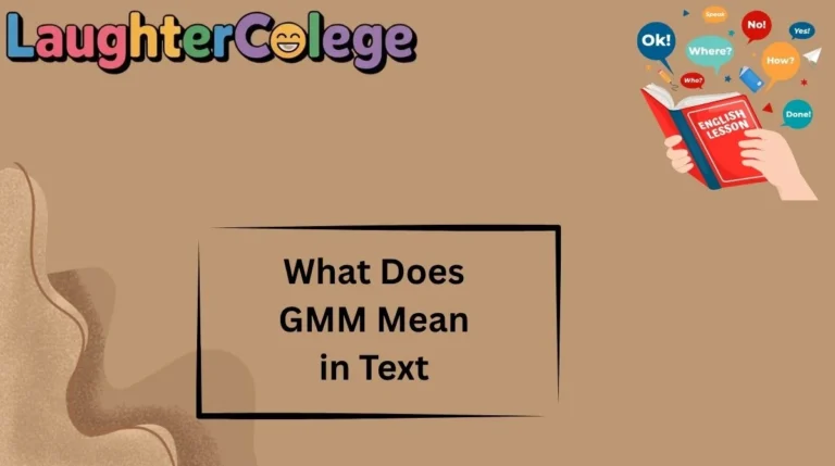 What Does GMM Mean in Text