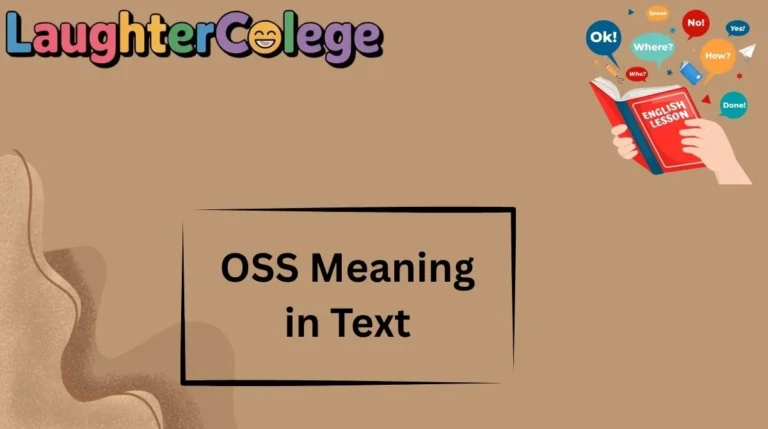 OSS Meaning in Text