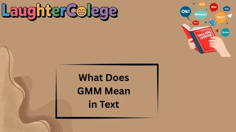 What Does GMM Mean in Text